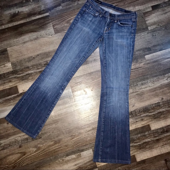 Y2K Fit&Flare Type Citizens of Humanity Light Blue Low-Rise Jeans - Picture 2 of 12